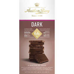 Продуктови Категории Шоколади Anthon Berg Черен шоколад 66 % какао , 80 гр